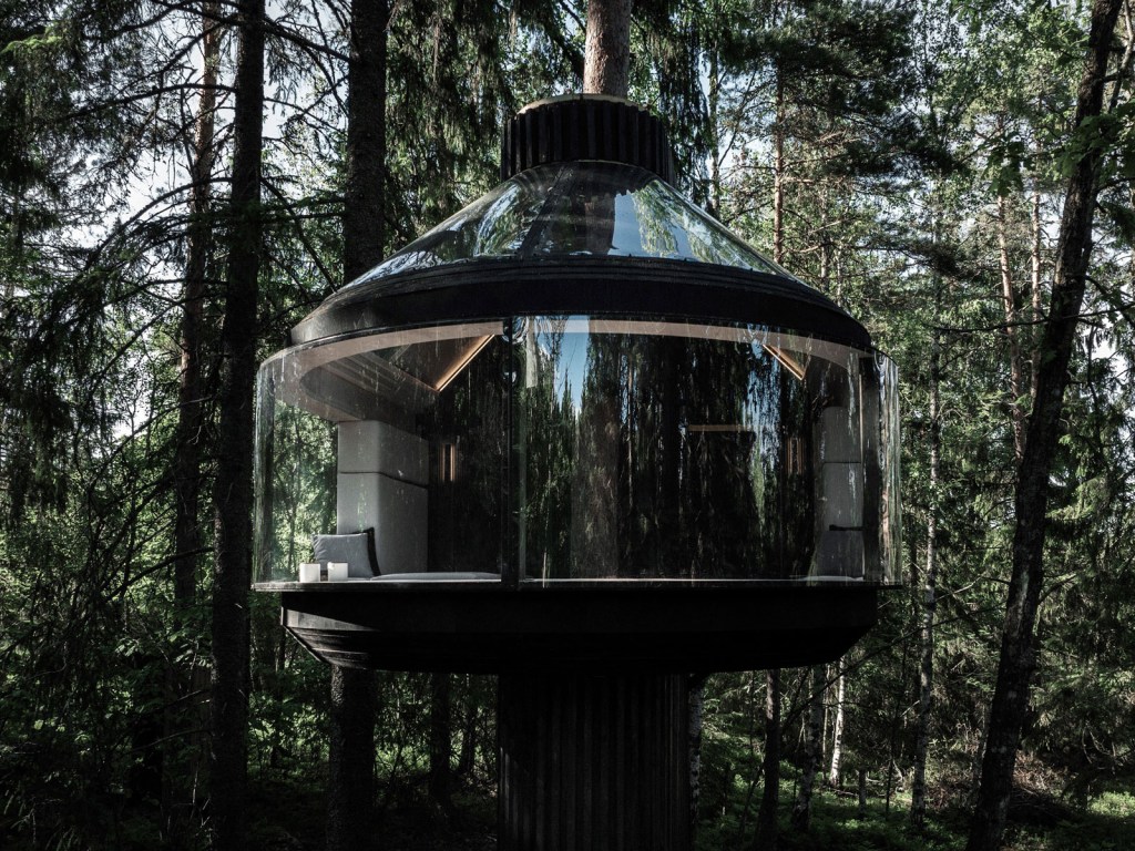 2Koja- casa na árvore Polestar projeta casa na árvore sustentável e com design futurista