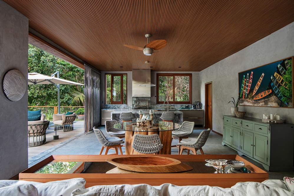 Casa Refúgio da Preguiça, na Praia do Forte, na Bahia. Projeto de Eliezer Ferreira, do escritório GAD Projetos de Arquitetura