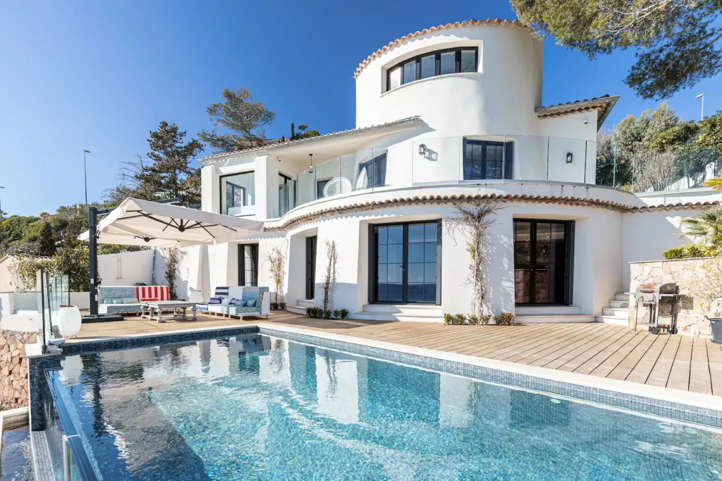 cote20dazur Airbnb com vista para o mediterrâneo, luxo