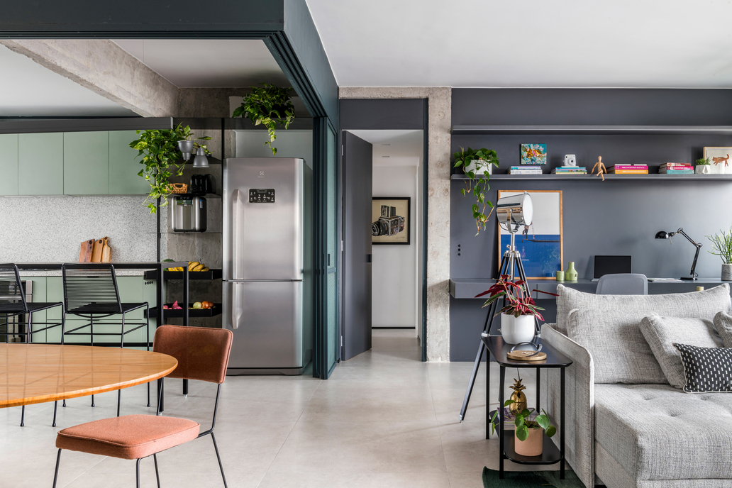 Apartamento de 110m&sup2; em Perdizes, S&atilde;o Paulo, com projeto da Macro Arquitetos.