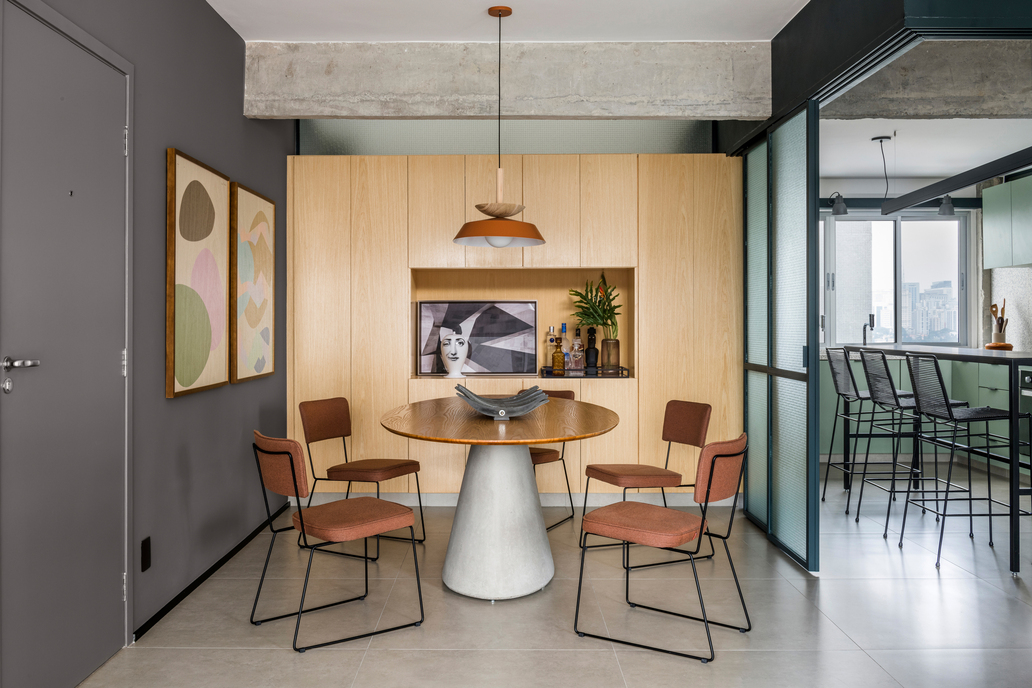 Apartamento de 110m&sup2; em Perdizes, S&atilde;o Paulo, com projeto da Macro Arquitetos.