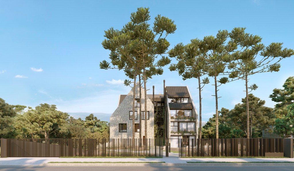 _FACHADA Primeiro residencial de luxo em Gramado tem assinatura de Jader Almeida