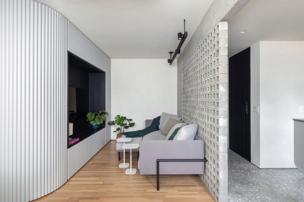apartamento, 50m², ambientes integrados, escritório Terra Capobianco