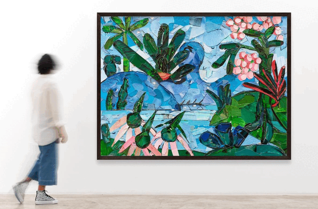 Vik Muniz, O Lago, a partir de Tarsila do Amaral, 2023 – Nara Roesler -Art Basel Miami 2023 Vik Muniz, O Lago, a partir de Tarsila do Amaral, 2023 - Nara Roesler -Art Basel Miami 2023