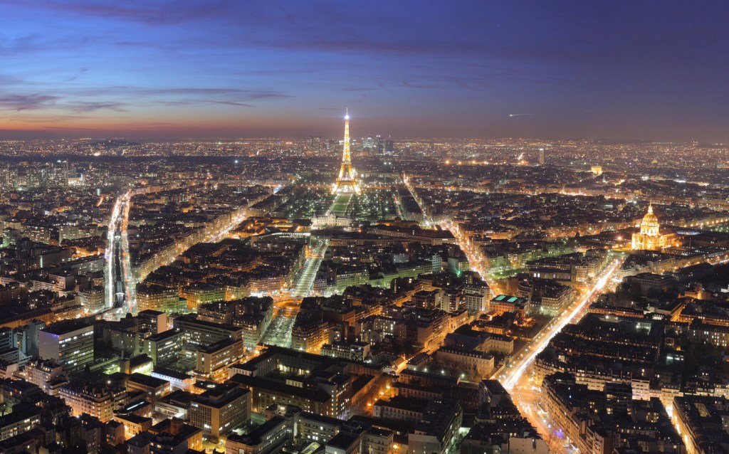 paris Visão aérea de Paris /