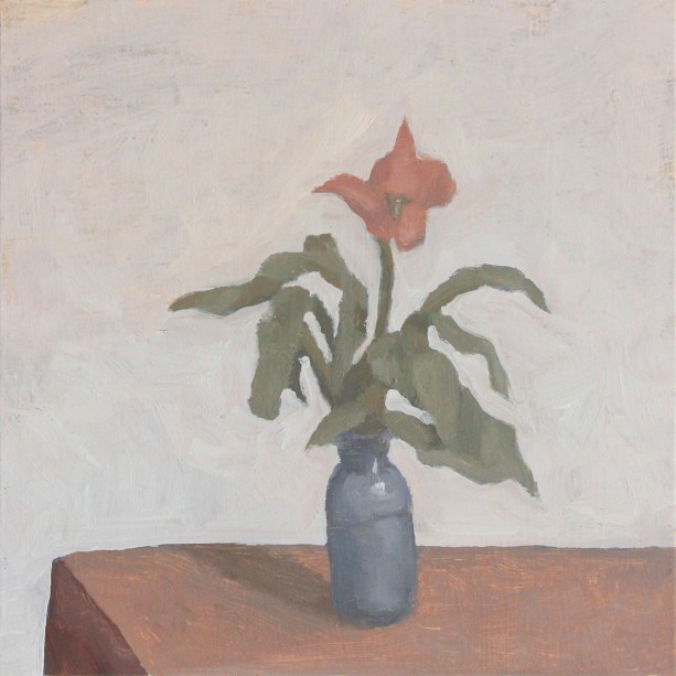 Flores em um vaso azul III, por Lucas Rubly. Galeria Artur Fidalgo.
