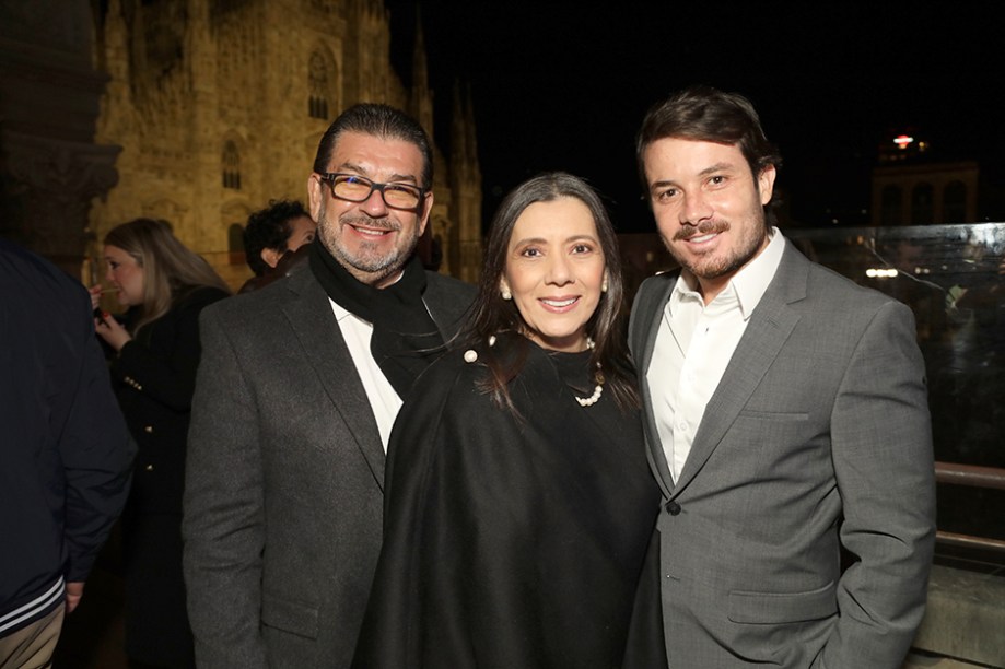 <span>Quito Velasco, Graciela Anglarill, de CASACOR Bolivia, com Andre Secchin</span>