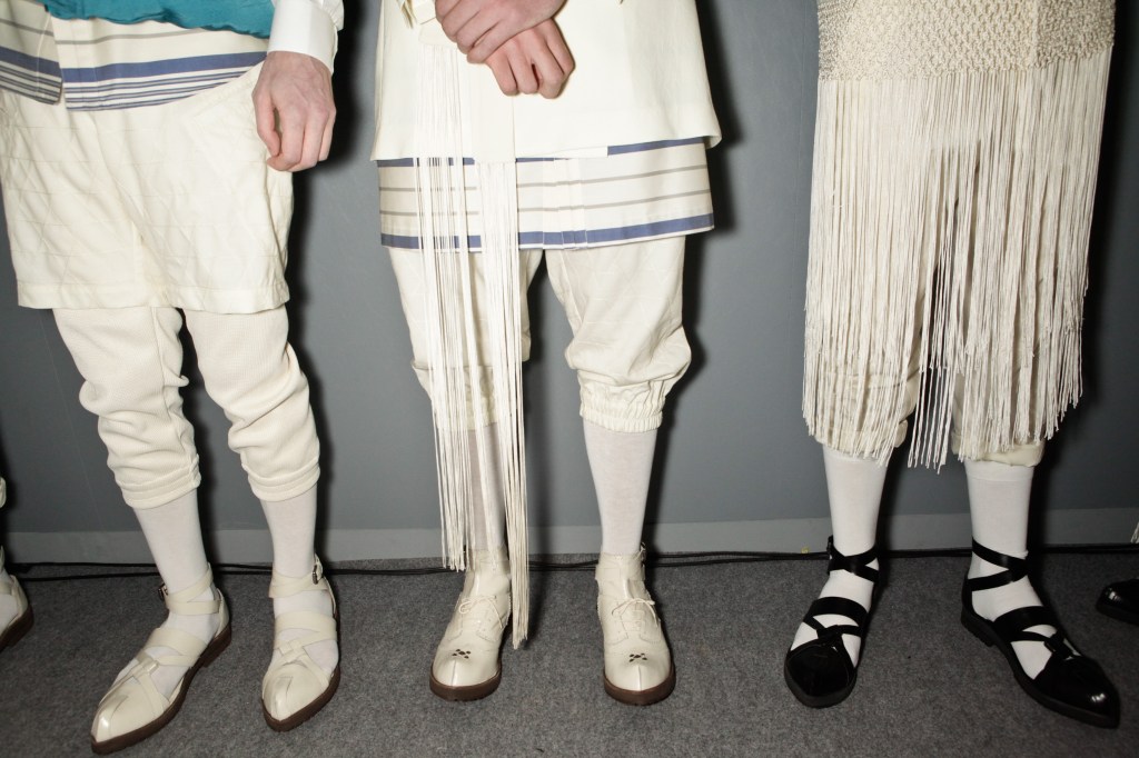 Alexandre Herchcovitch Masculino Backstage do desfile de Alexandre Herchcovitch Masculino durante o SPFW com sua coleção de Inverno 2012.
