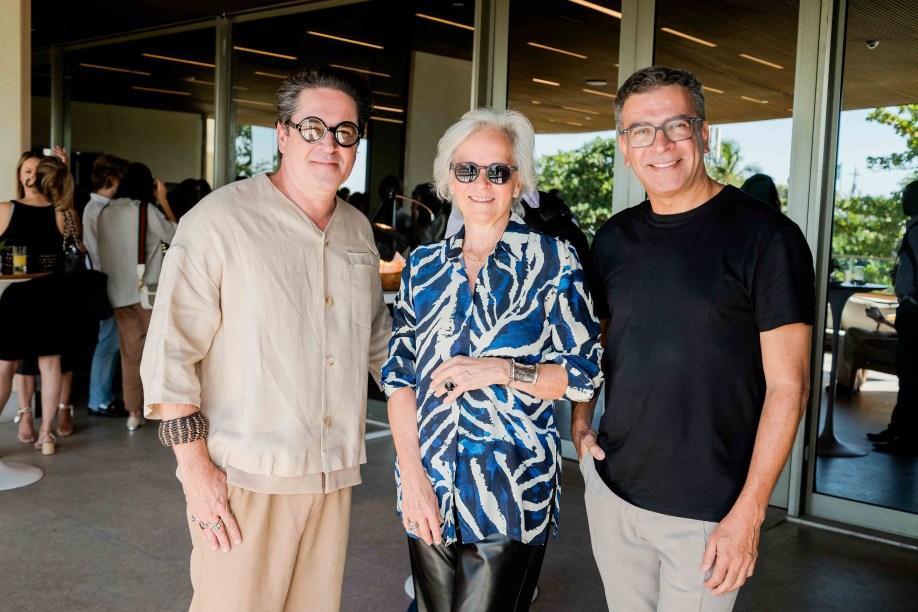 Celso Rayol, Patricia Quentel e Pedro Ariel.