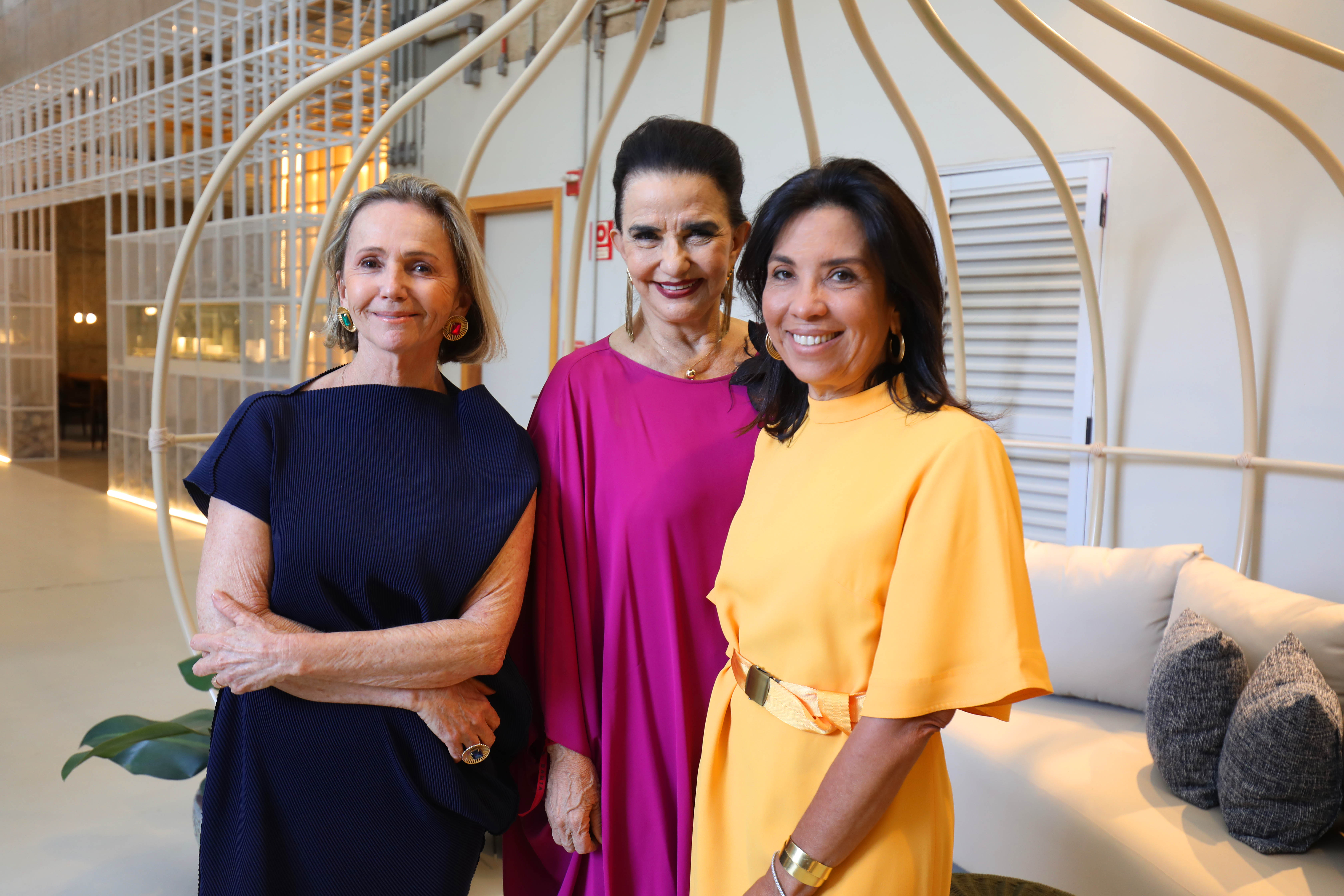 Sheila de Podestá, Moema Leão e Eliane Martins
