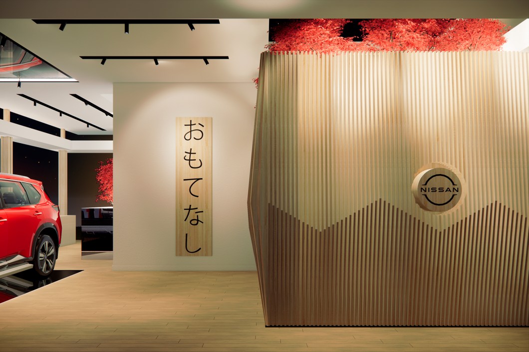 <b>Jan Christian Jahnsen Caballero - Nissan e-Power.</b> Inovação, entusiasmo e velocidade fazem parte da experiência Nissan. A filosofia Emotional Geometry Design, da Nissan, inspirada no equilíbrio, entende que o design de um produto evoca emoções por meio de sua estética. Neste contexto, a marca oferece ao visitante uma experiência baseada no omotenashi - conceito japonês que une hospitalidade e servir bem. Combinando tradição nipônica e modernidade, a linha de mobilidade sustentável e-Power é apresentada num espaço aberto onde coexistem geometria limpa, materiais naturais e vegetação, inspirando mudanças para um futuro mais sustentável e consciente. <b>Jan Christian Jahnsen Caballero - Nissan e-Power.</b> Inovação, entusiasmo e velocidade fazem parte da experiência Nissan. A filosofia Emotional Geometry Design, da Nissan, inspirada no equilíbrio, entende que o design de um produto evoca emoções por meio de sua estética. Neste contexto, a marca oferece ao visitante uma experiência baseada no omotenashi - conceito japonês que une hospitalidade e servir bem. Combinando tradição nipônica e modernidade, a linha de mobilidade sustentável e-Power é apresentada num espaço aberto onde coexistem geometria limpa, materiais naturais e vegetação, inspirando mudanças para um futuro mais sustentável e consciente.