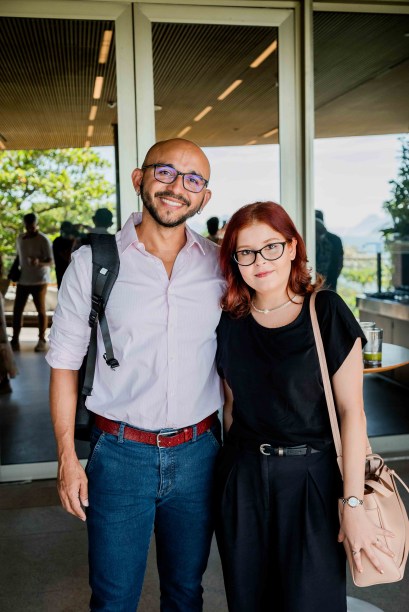 Pedro Maues e Talita Roque.