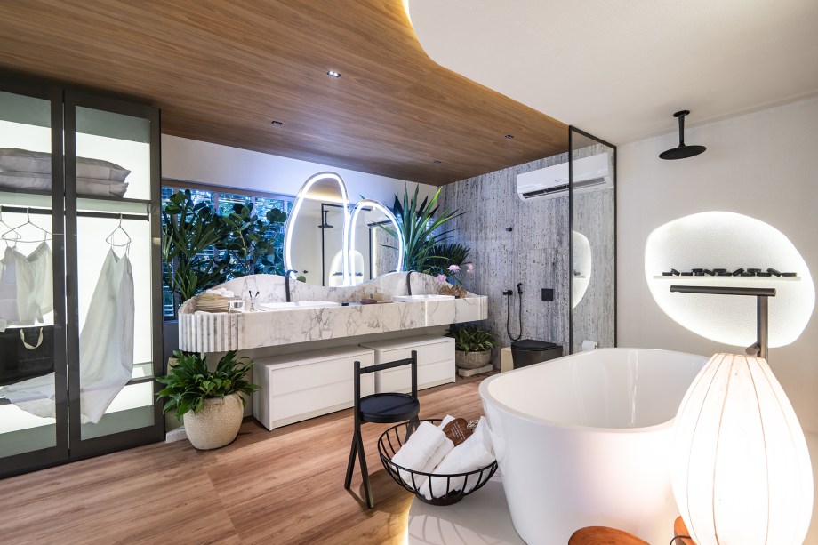 Santiago Arquitetura e Design - Suíte Abai, nossa herança!. Projeto da CASACOR Piauí 2024.